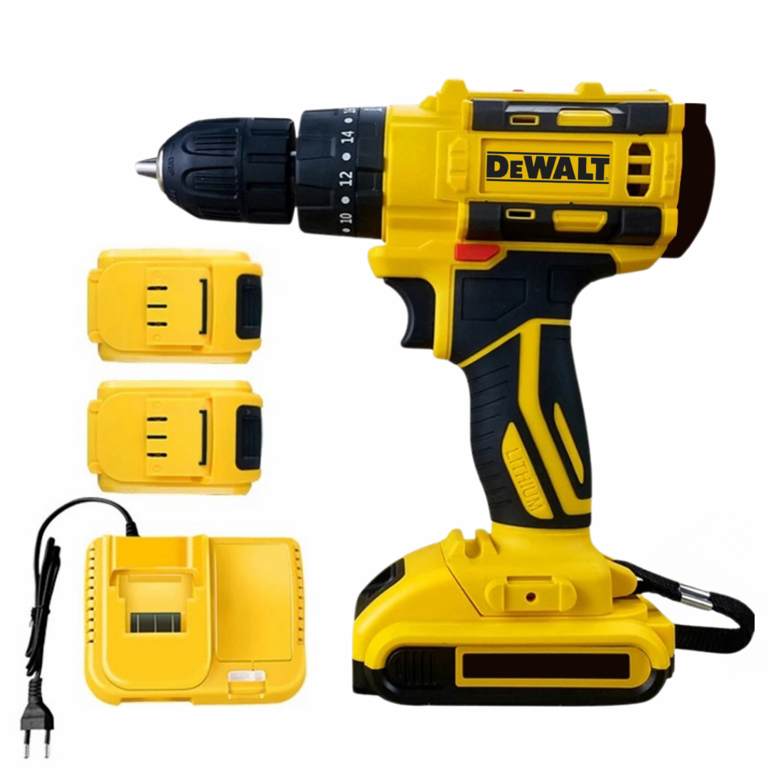 Kit 25v Parafusadeira Furadeira De Impacto 30 Acessorios 2000w - Black Friday Natal
