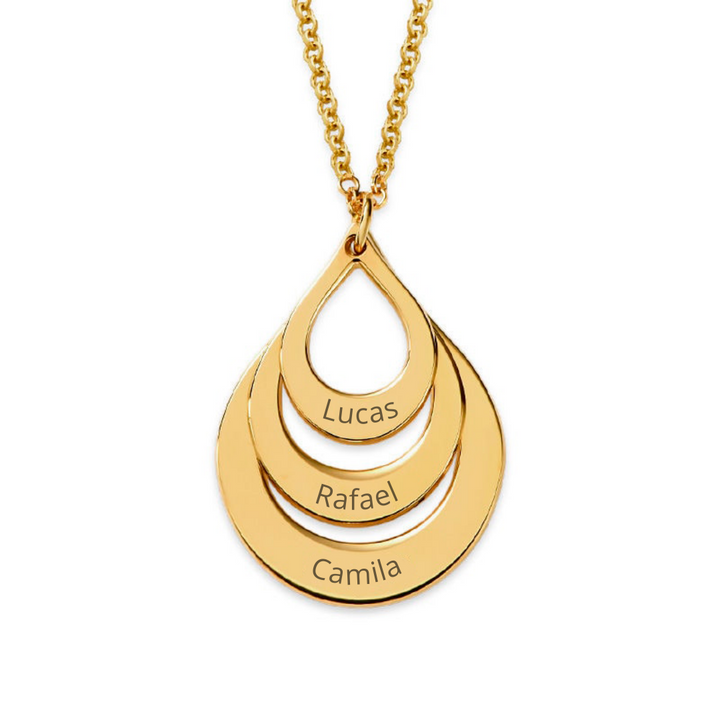 Colar Elos Personalizados (+ BRINDE OFICIAL) - Oferta Especial Dia das Mães