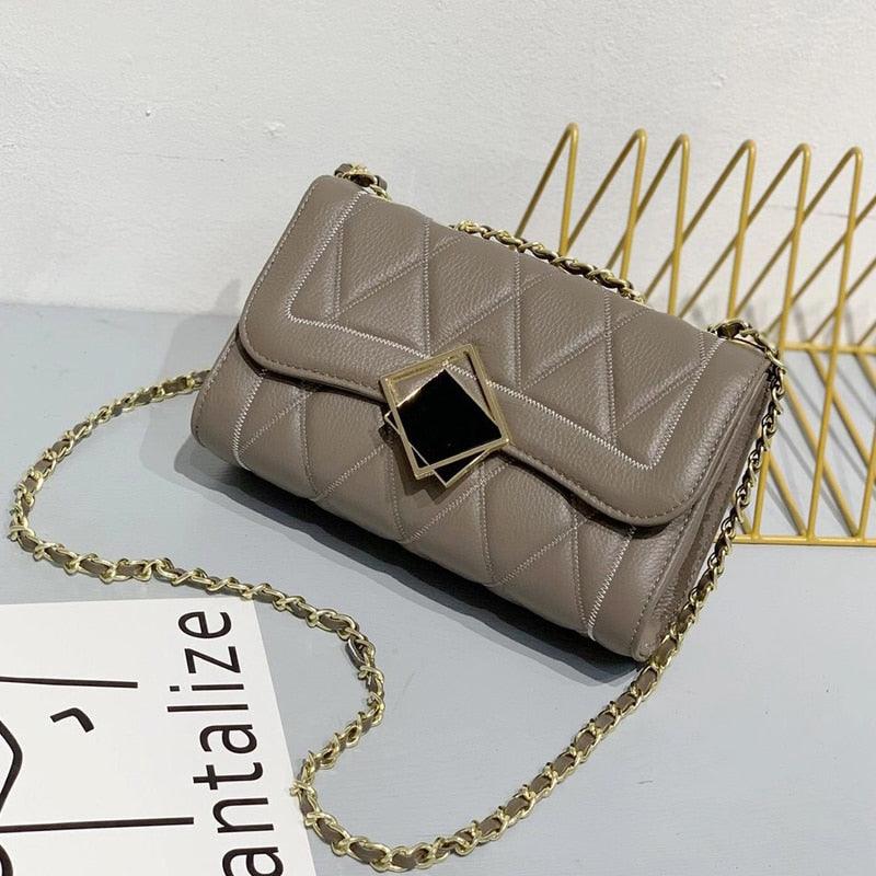 Bolsa Couro Legítimo Angela Merkel