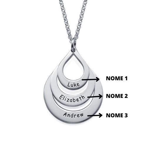 Colar Elos Personalizados (+ BRINDE OFICIAL) - Oferta Especial Dia das Mães