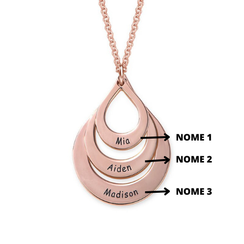 Colar Elos Personalizados (+ BRINDE OFICIAL) - Oferta Especial Dia das Mães