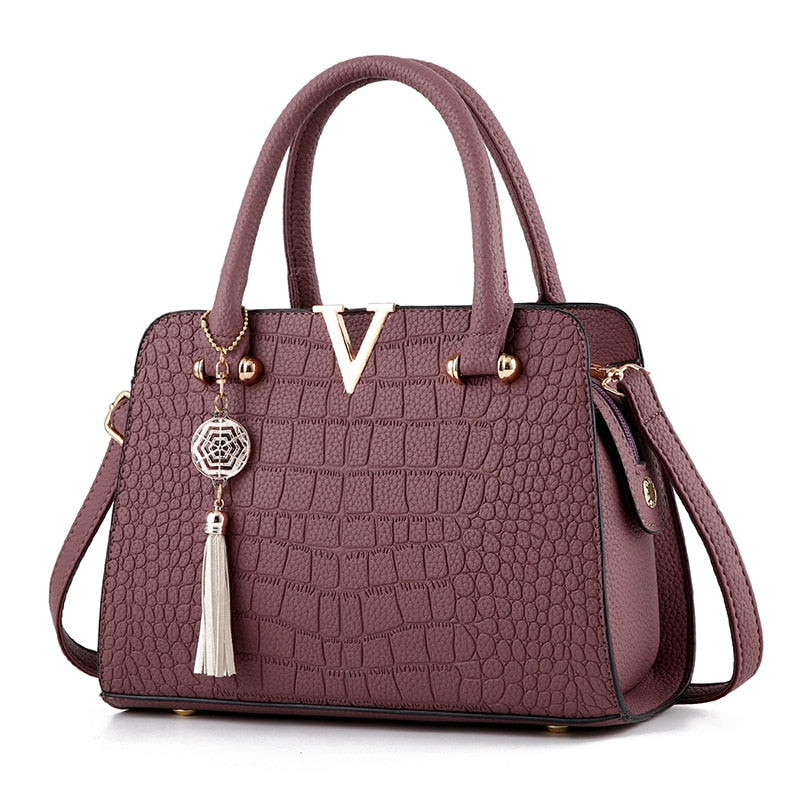 Bolsa Feminina Croco Vicki