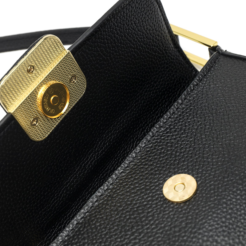 Bolsa Transversal em Couro Legitimo Hobo Chic