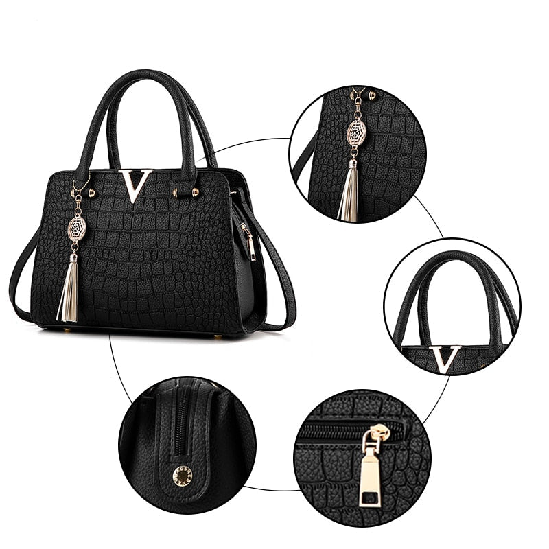 Bolsa Feminina Croco Vicki