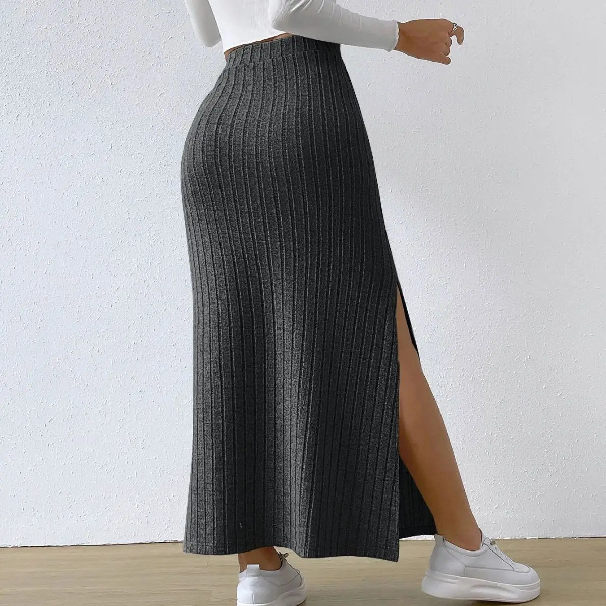 Saia de malha alta Feminino