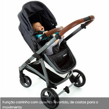 Carrinho com Bebê Conforto Travel System Reverse