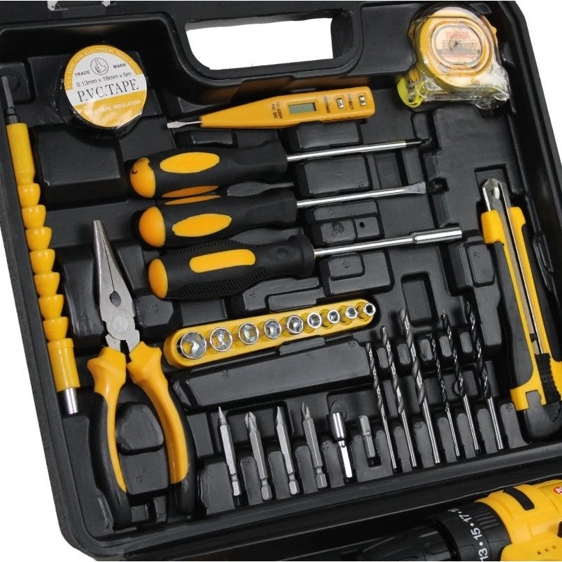 Kit 25v Parafusadeira Furadeira De Impacto 30 Acessorios 2000w - Black Friday Natal
