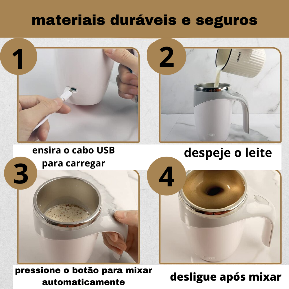 Caneca Térmica com Mixer 380Ml