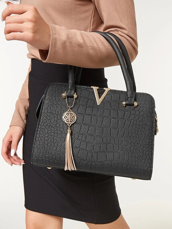 Bolsa Feminina Croco Vicki