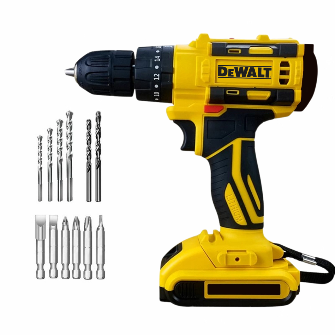 Kit 25v Parafusadeira Furadeira De Impacto 30 Acessorios 2000w - Black Friday Natal