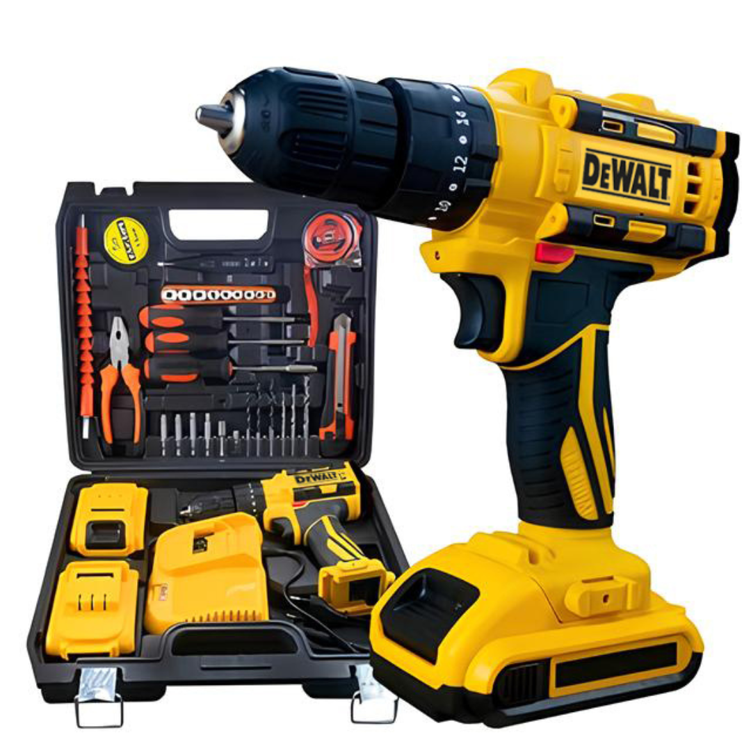 Kit 25v Parafusadeira Furadeira De Impacto 30 Acessorios 2000w - Black Friday Natal