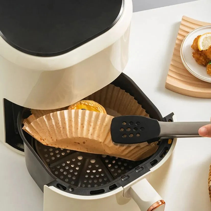 kit 50 formas de papel para air fryer