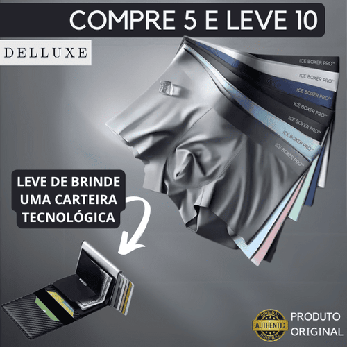 COMPRE 4 E LEVE 8 !! /Cueca Box com tecido respirável (+ BRINDE)