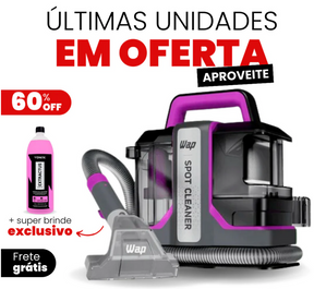 Extratora de Sujeiras Portátil Wap Spot Cleaner W3 + Brinde Exclusivo [LIMPA ESTOQUE]