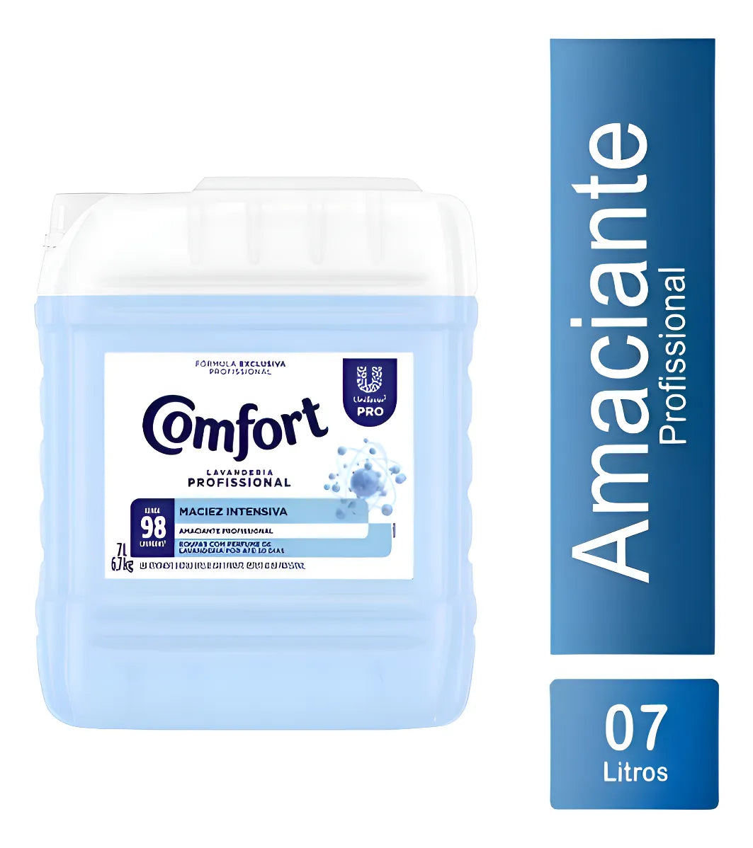 Kit Lava Roupas Omo Perfect White 7l + Comfort 7l + Válvulas