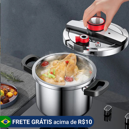 (compre 1 leve 2) Panela De Pressão Aço Inoxidável - À Prova De Explosão (OFERTA LIMITADA)