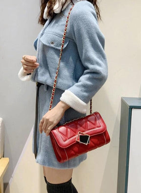 Bolsa Couro Legítimo Angela Merkel