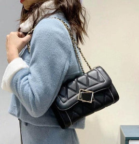 Bolsa Couro Legítimo Angela Merkel
