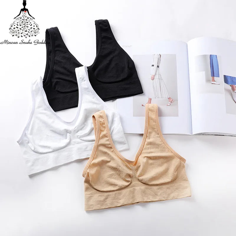 3PCS/ Sutiã sem costura Feminino