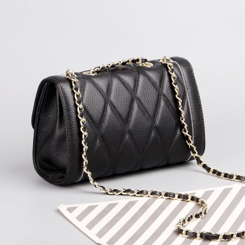 Bolsa Couro Legítimo Angela Merkel
