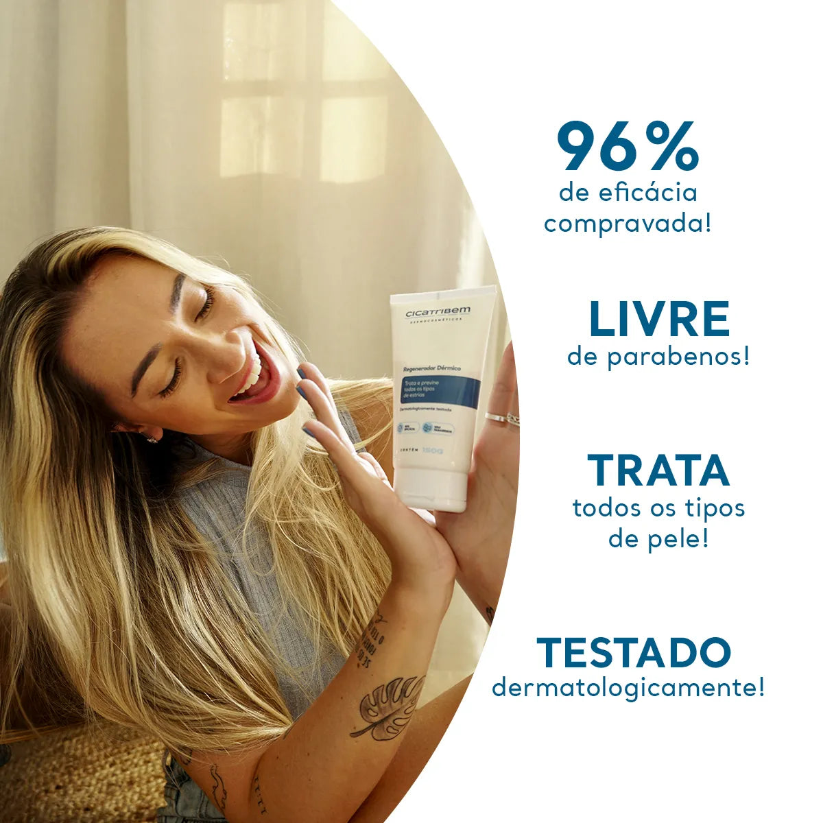 Creme Antiestrias Regenerador Dérmico COMPRE 1 E LEVE 3