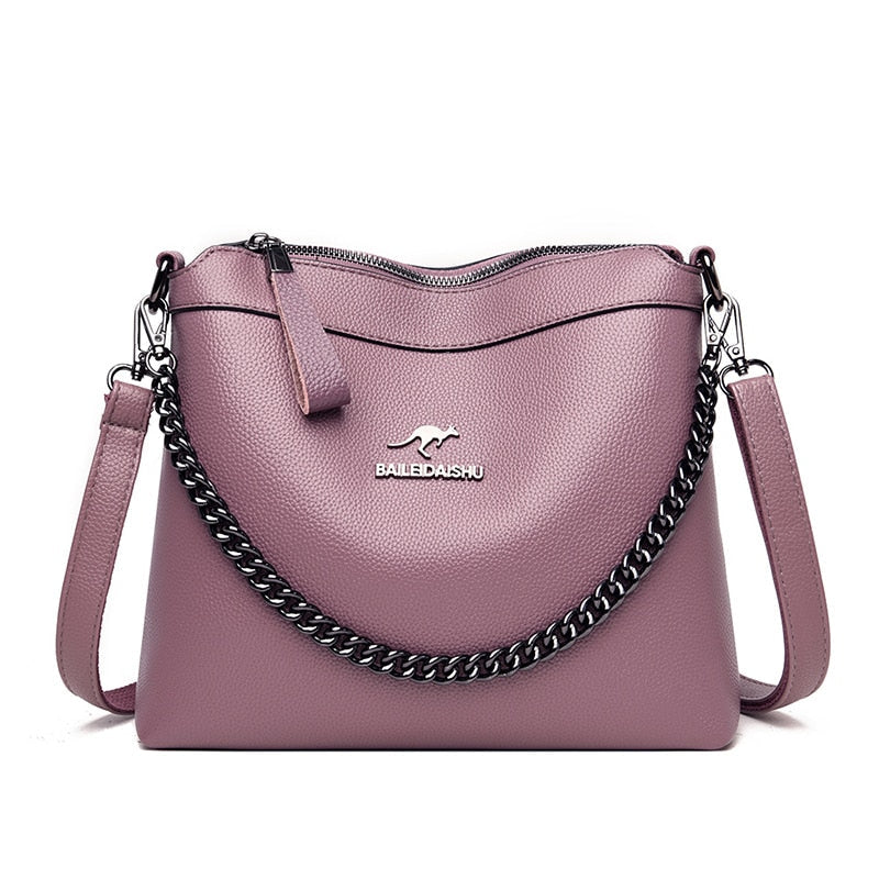 Bolsa Crossbody Couro