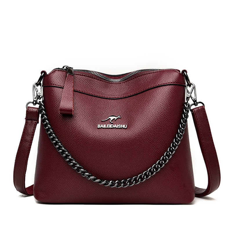 Bolsa Crossbody Couro