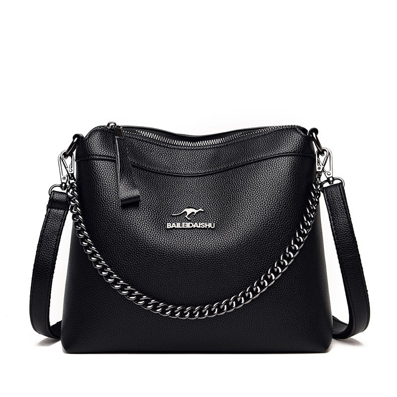 Bolsa Crossbody Couro