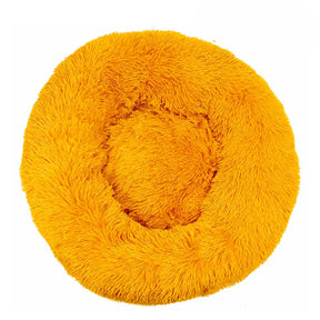 Cama redonda macia e estilosa , para gatos e cães.