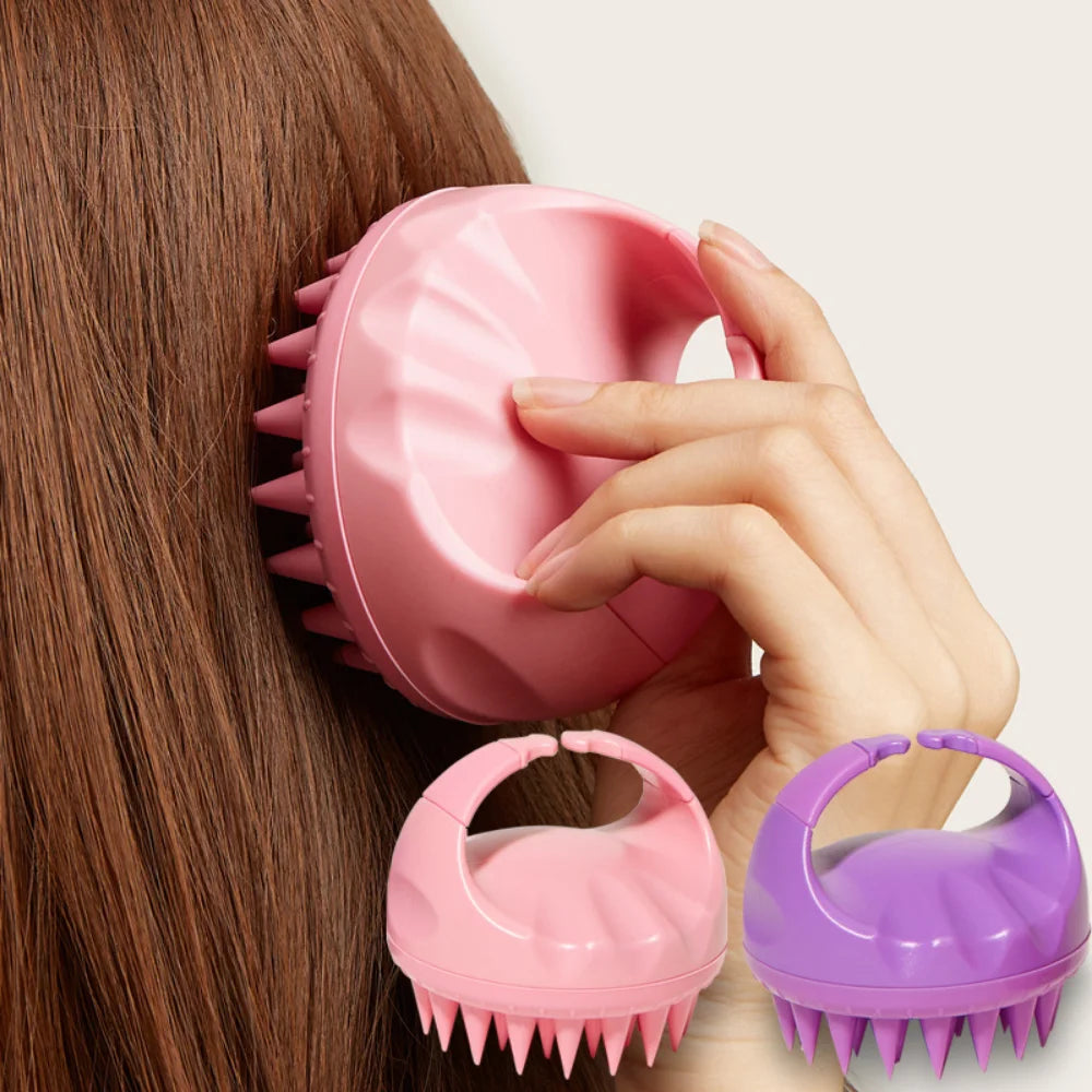 Escova de Silicone para Cabelo