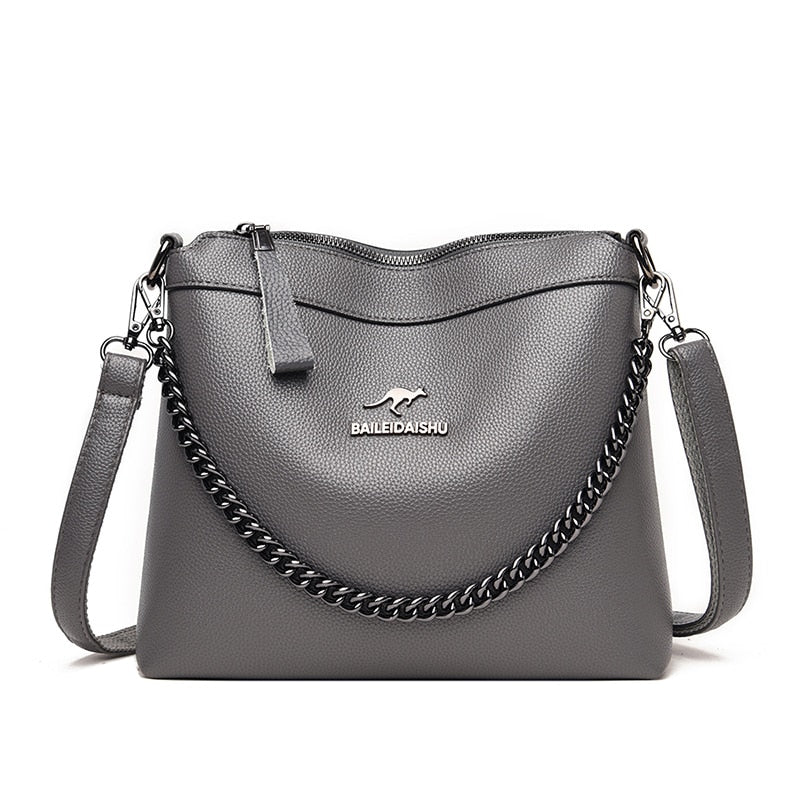 Bolsa Crossbody Couro