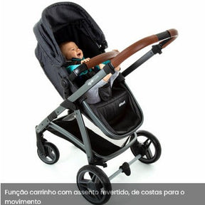 Carrinho com Bebê Conforto Travel System Reverse