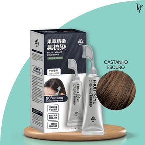 (COMPRE 1 E LEVE 2) NaturiColor: Tinta de Cabelo Sem Amônia + Pente de Brinde