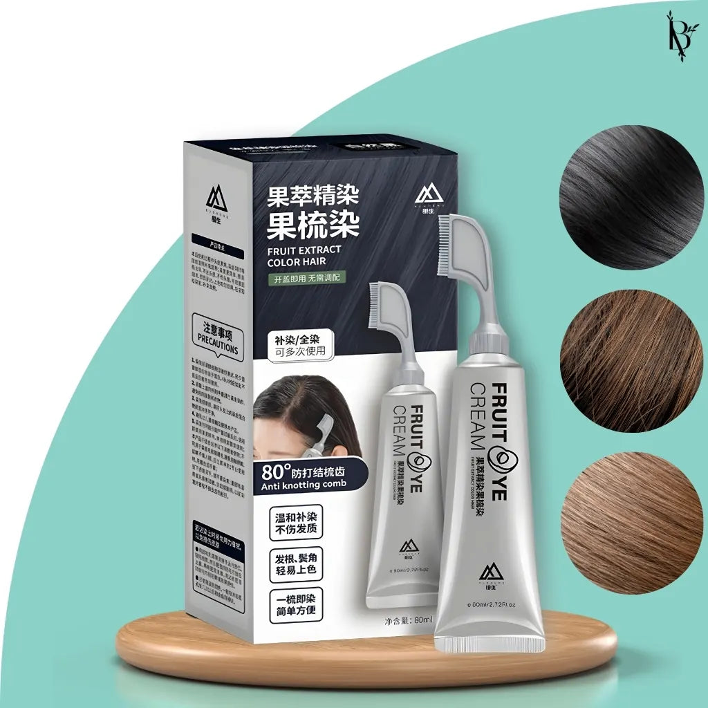(COMPRE 1 E LEVE 2) NaturiColor: Tinta de Cabelo Sem Amônia + Pente de Brinde
