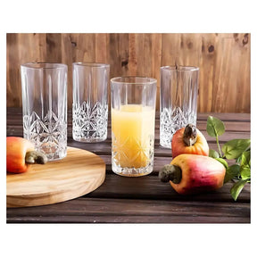 Jogo de Copos Pavillion 6 Peças - Vidro Transparente 350ml | Haustter