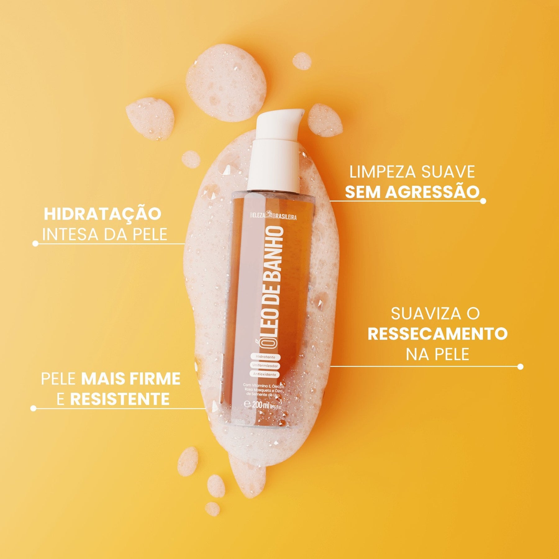 Óleo de Banho Beleza Brasileira COMPRE 1 E LEVE 2
