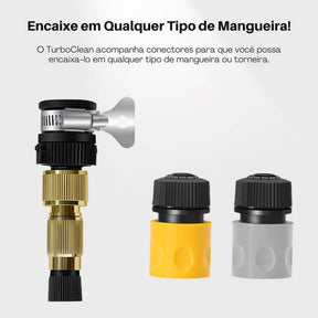 TurboClean© Escova Giratória para Lavagem de Veículos (+Brinde Grátis)