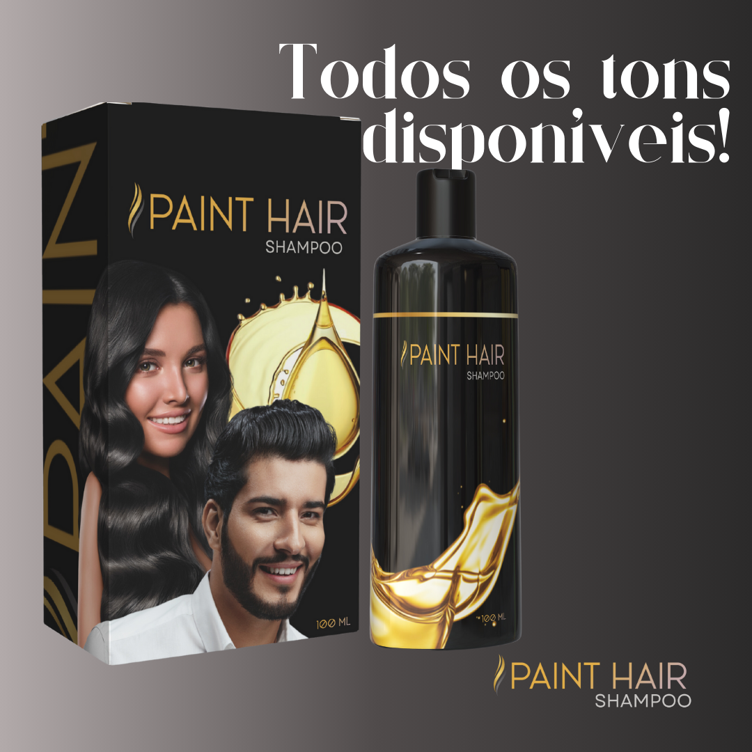 Shampoo Paint Hair (Acaba com os fios brancos) COMPRE 1 E LEVE 2